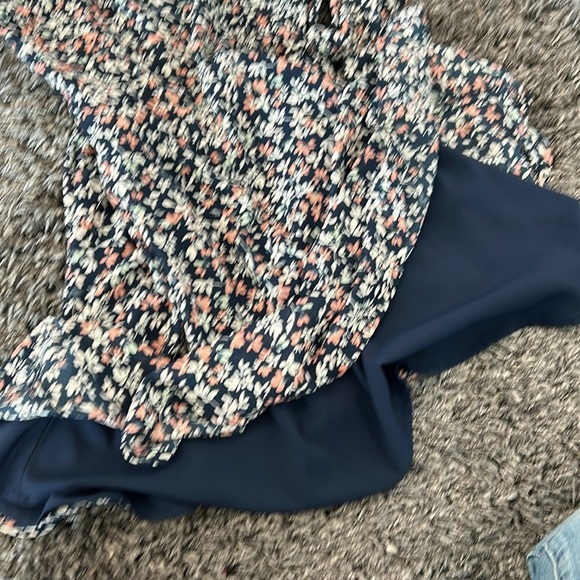 Abercrombie & Fitch floral spring dress women’s size small - Picture 12 of 13